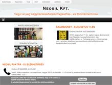 Tablet Screenshot of neosil.hu